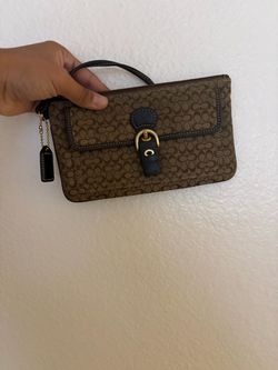 Coach Signature Clutch Wristlet