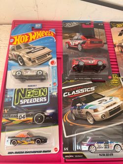 Hot Wheels Audi & Mazda Lot ā Car Culture / Silver Series / J-Imports ā 6 Cars