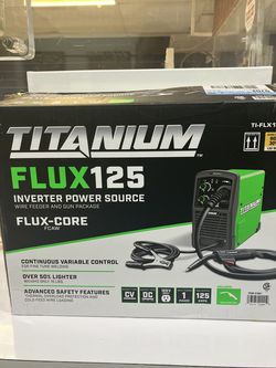 Titanium Flux 125 Welding Kit Open Box
