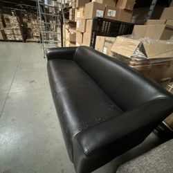 FREE Modern Leather Couches (Used) 