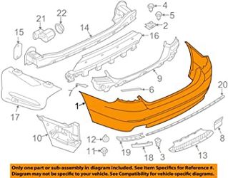 ORIGINAL BMW REAR BUMPERS