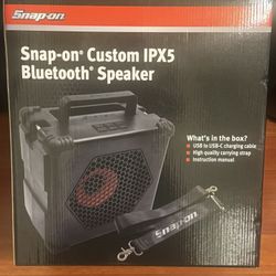 Snap on   Bluetooth Speaker  New In The Box 