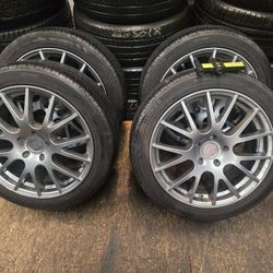 4 Wheel 18 " 5×4×5 With Tires 235.45.18 90 % Tread 