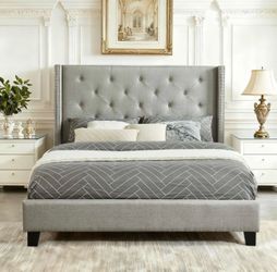 New Queen size bed with mattress and free drop off delivery, pay on arrival