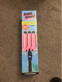 Babe Waves Pink Hair Crimper
