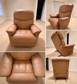 Free leather recliner