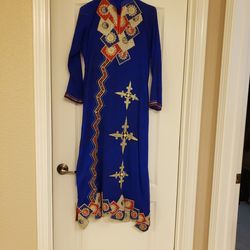 Pakistani/Indian blue and Red party dress