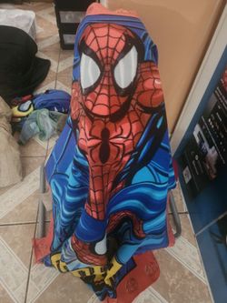 Spiderman kids blanket
