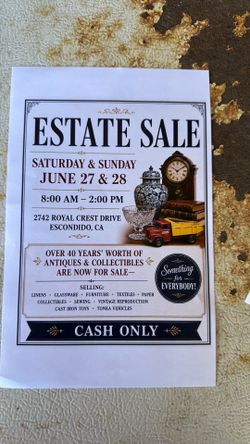 Estate Sale