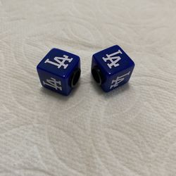 LA Dodgers Air Valve Caps