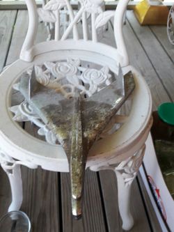 57 chevy orig bird good condition hood ornament