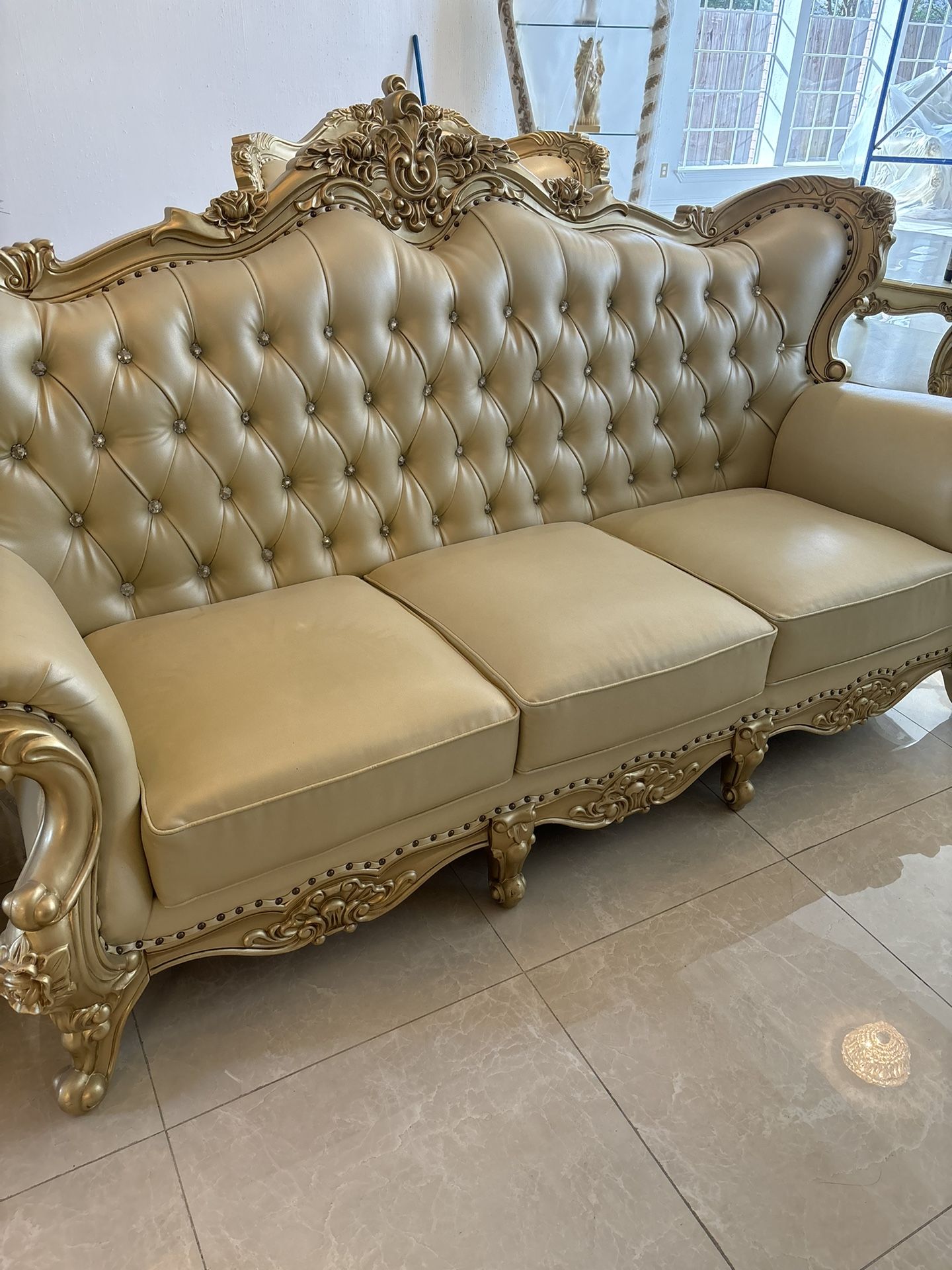gold Couch 