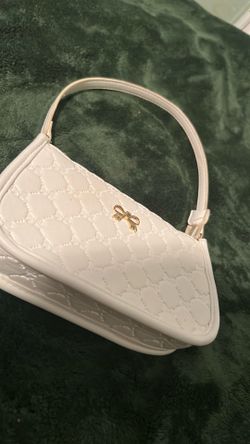 White Bow Purse