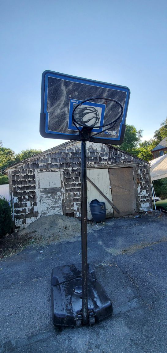Free Basketball hoop curbside at 700 Sumner St. ( not SumMer) Stoughton MA 02072
