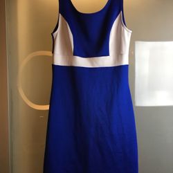 Blue and white Cocktail dress