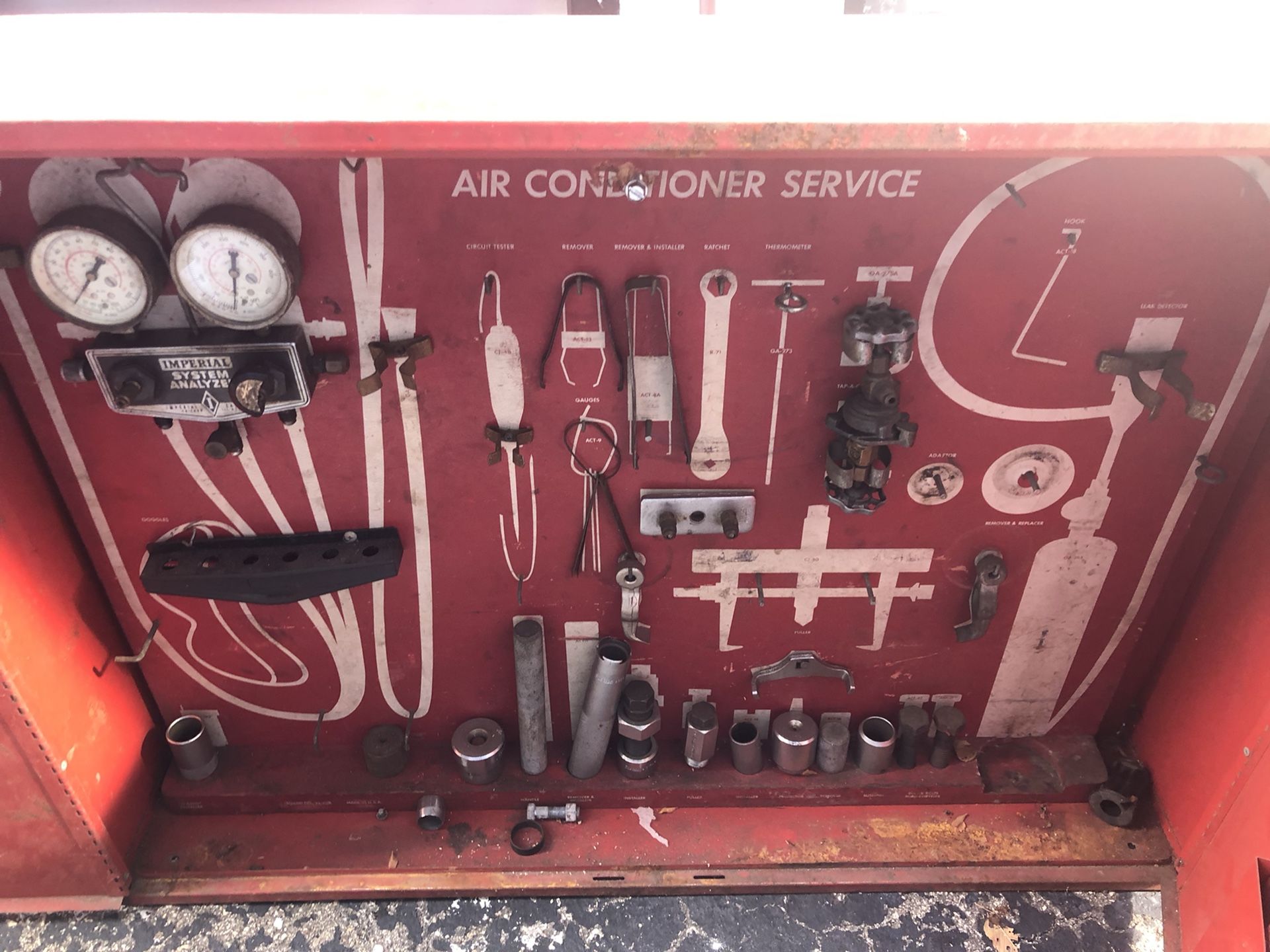 snap on old ac tools
