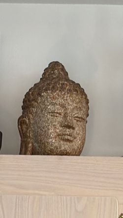 Buddha head statue