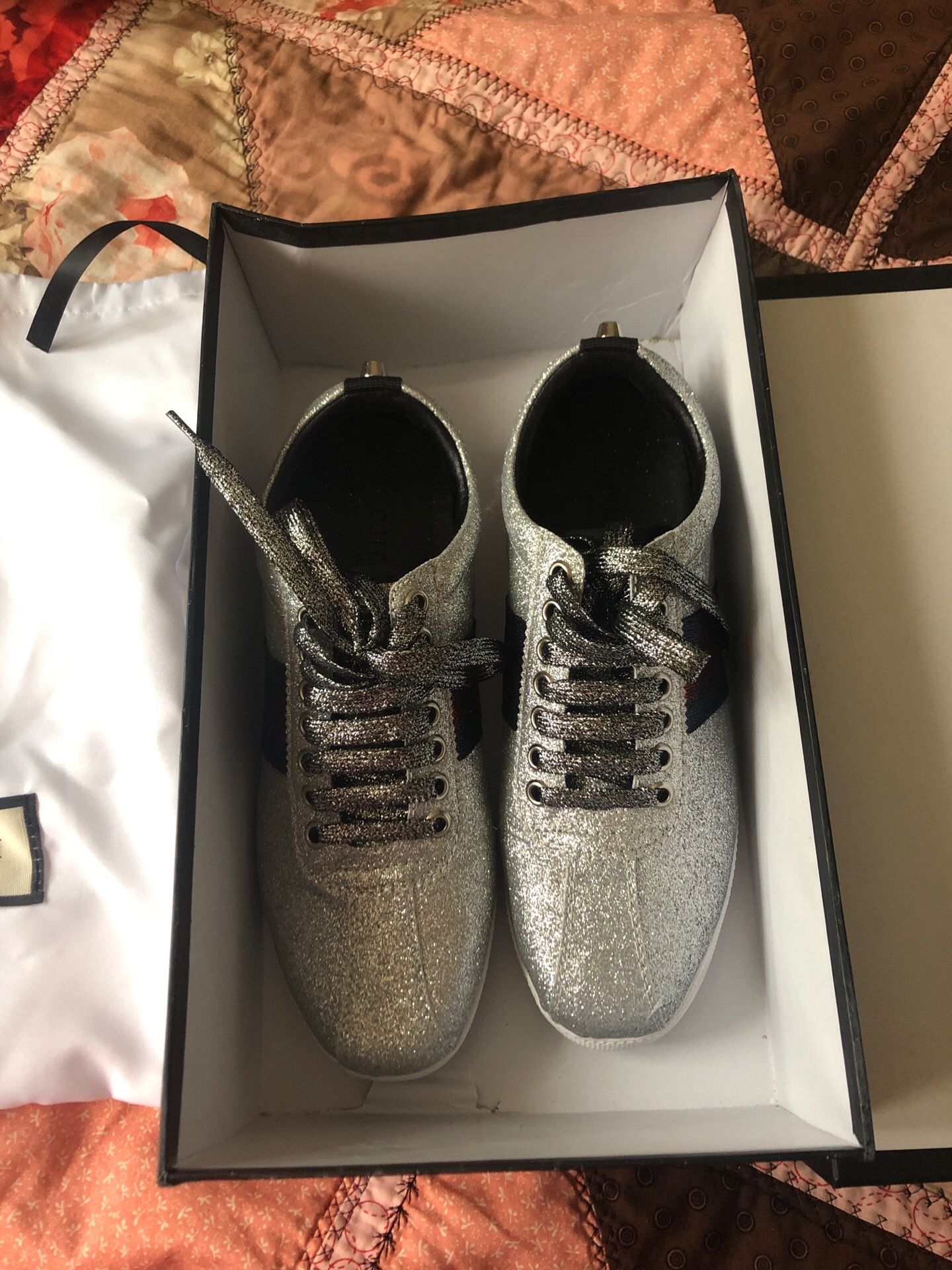 Gucci sparkle shoes women’s size 7