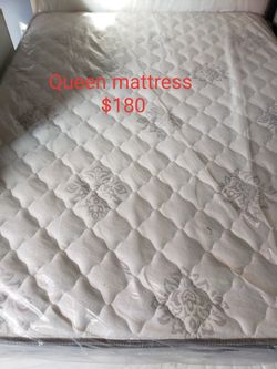 New Queen mattresses $180