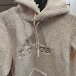 Adidas Cream Hoodie S