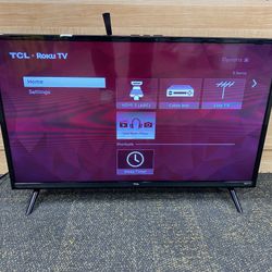 TCL 32S331 32” Class S3 720p HD LED Smart TV with Roku TV