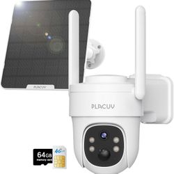 4G LTE Cellular Security Cameras - No WiFi Security Camera, 2K Solar Security Cameras Wireless Outdoor, PIR Motion Sensor, 2 Way Talk, Siren Alerts(64