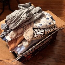 Box Of Babyboy Clothes NB, 0-3M 