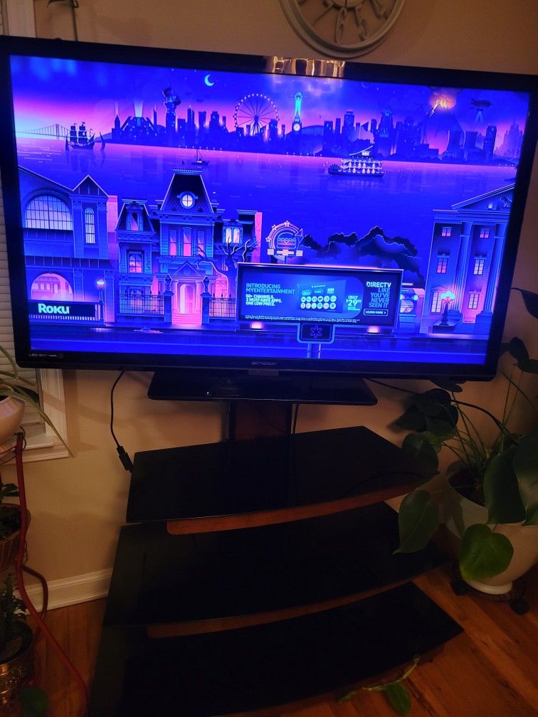 Emerson TV and Stand