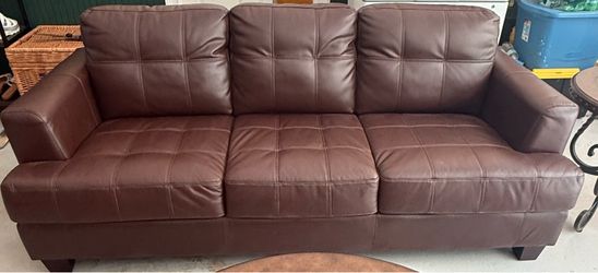 Brown sofa