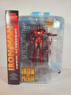 Marvel Select Iron Man 2 IRON MAN Mark IV Armor Borders Exclusive