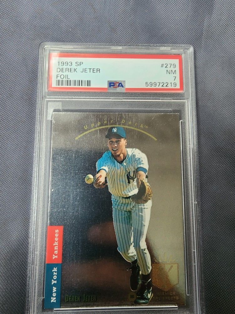 1993 SP FOIL Derek Jeter Rookie Card PSA Graded 7 - infinityhomeware.co.za