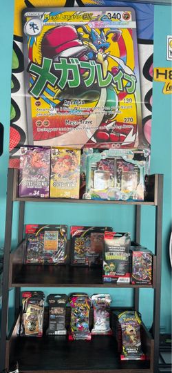 Pokémon and One Piece in stock now …