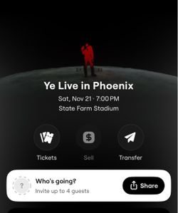Ye Tickets (Kanye west)