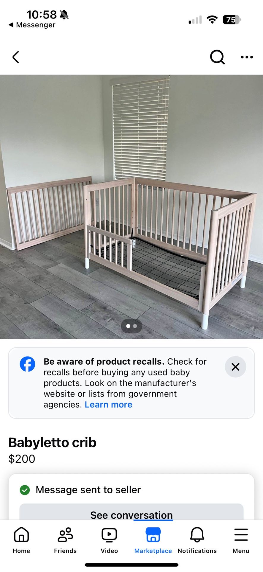 Babyletto Crib