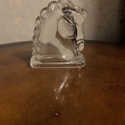 Vintage Glass Horse Head