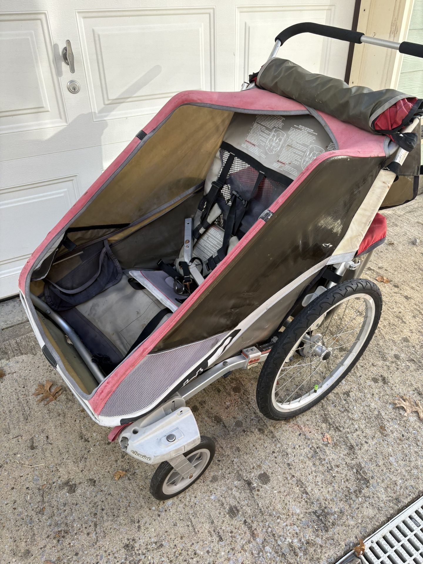 Chariot Double Stroller And Bike Trailer