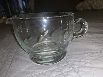 Princess house tea cup pitcher