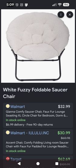 Saucer chair