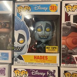 Hades Funko Pop Hot Topic GITD Disney 