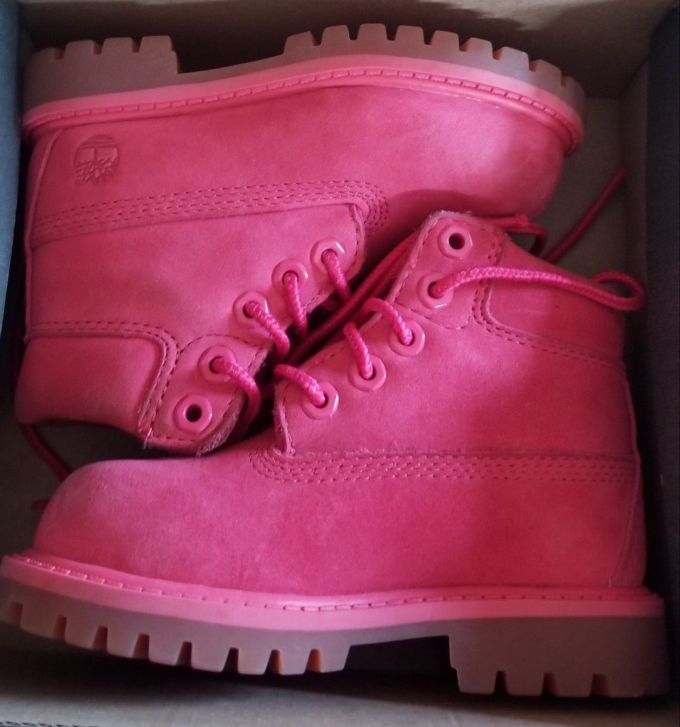 Toddler Pink Timberlands