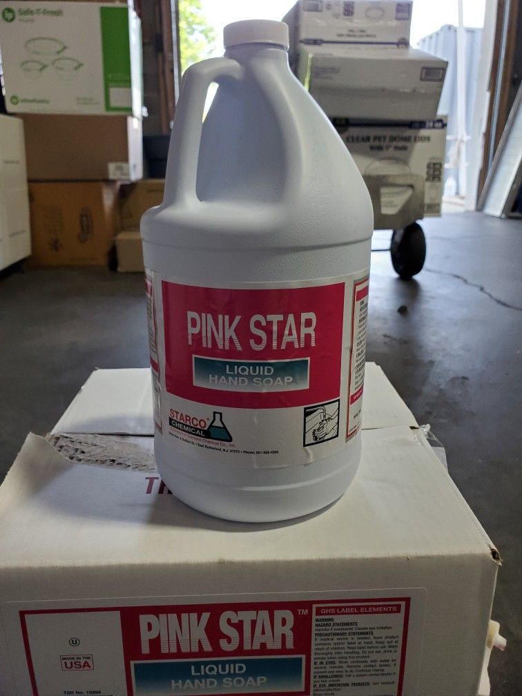 PINK STAR LIQUID HAND SOAP FOUR 1 GALLON PER CASE
