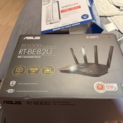 ASUS-RT BE82U BE6500 Dual-Band Wi-Fi 7 Router-Black