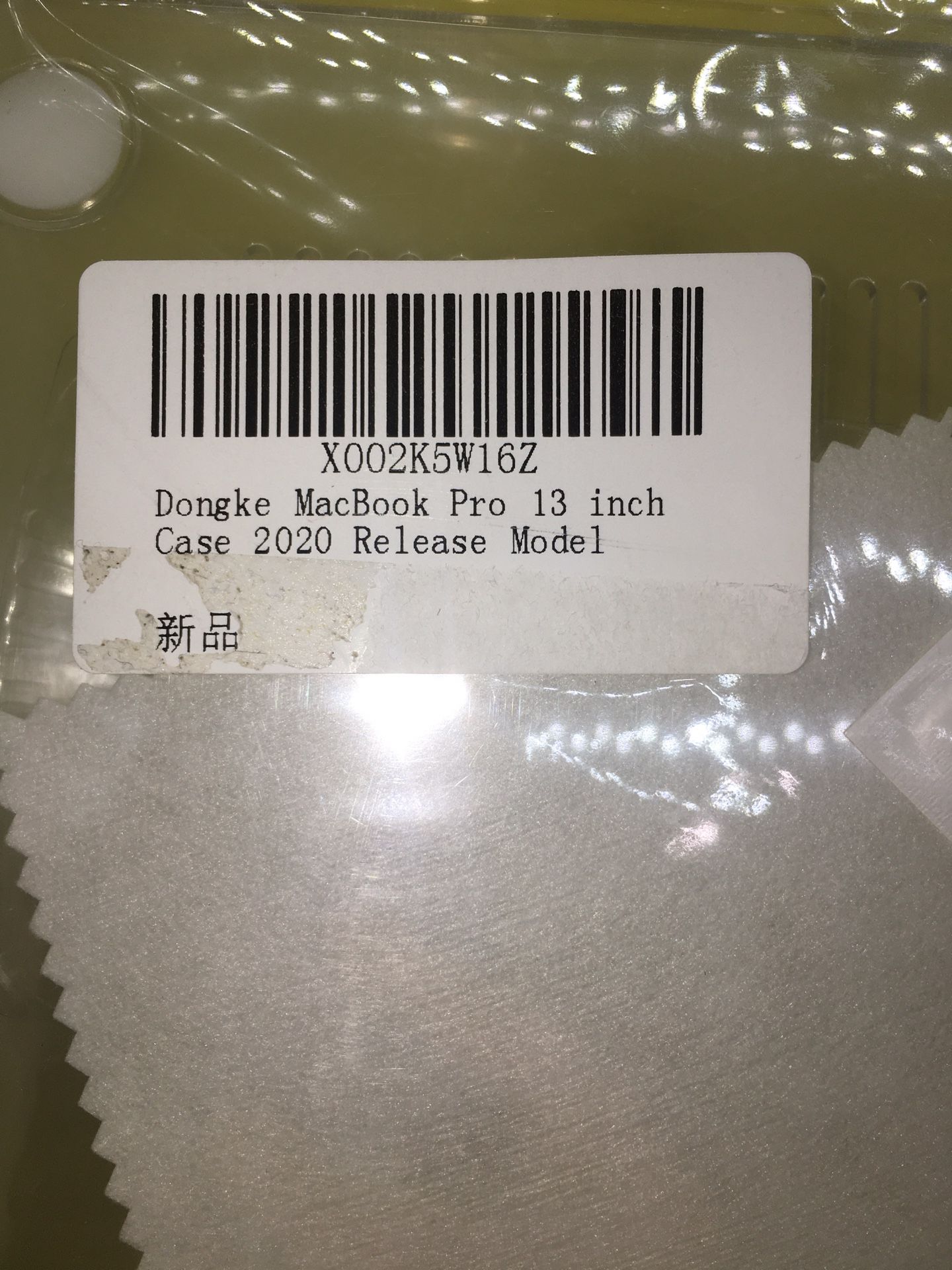 $20 - Mac Pro 13.3 Clear Case 2020 Model