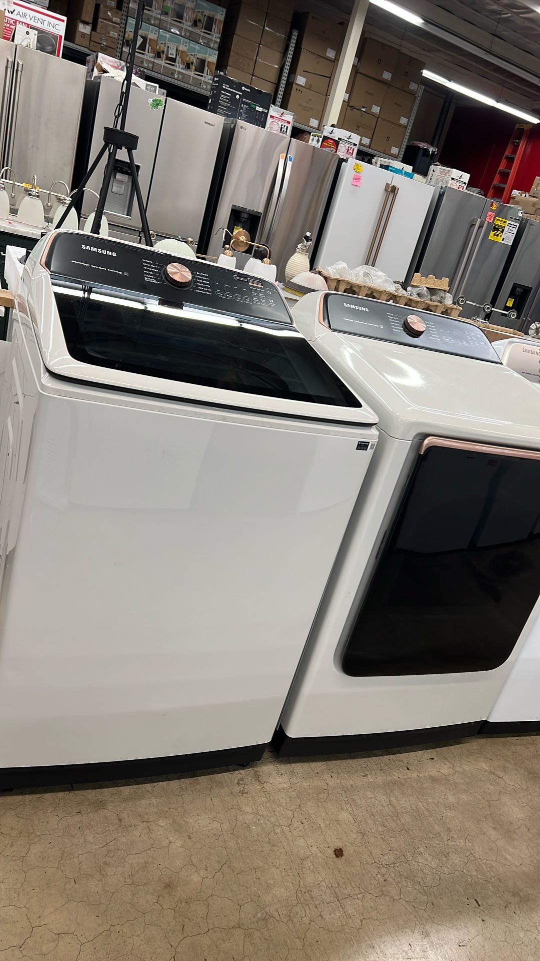 Samsung Set Washer And Dryer