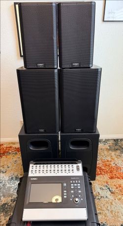 Complete QSC Professional PA System – TouchMix-30 Pro + K12.2 + K8.2 + KS112 Subs