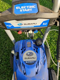 Subaru EA190V Power Washer Electric start 3100 PSI
