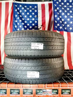 💰 Best deals are ca$h in person 2 USED TIRES P245/60R18 MICHELIN LATITUDE TOUR 245 60 18