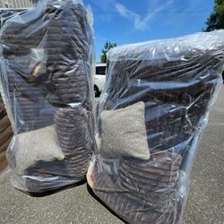 New Choclate Midnight-Madness Chaise Sectional
