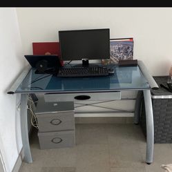 Glass Desk