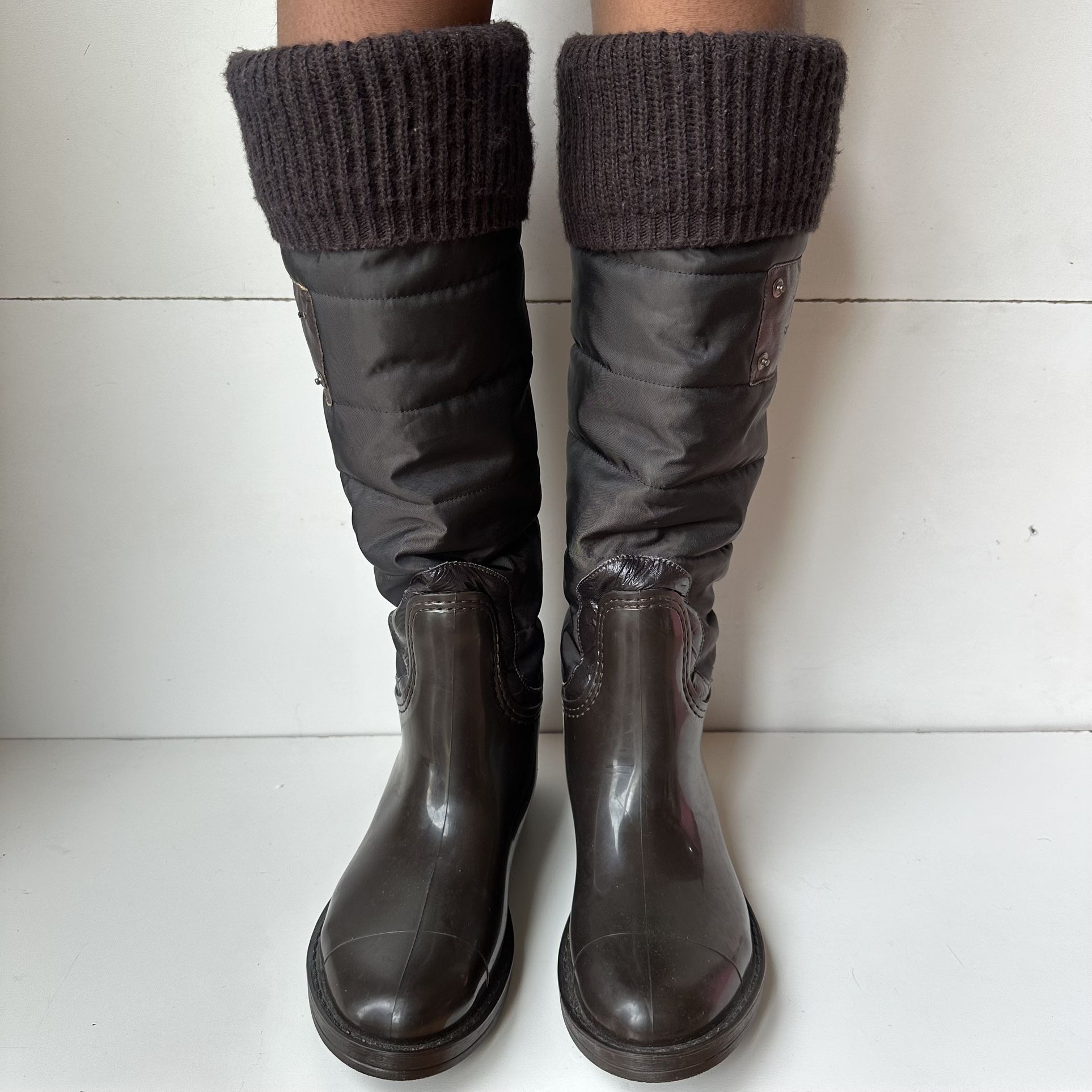 Tribe Winter/Rain Brown Boots Women’s Size: 6.5-7
